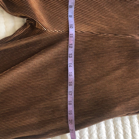 NWT Copper metallic/dressy palazzo pant. Size S - Picture 6 of 8